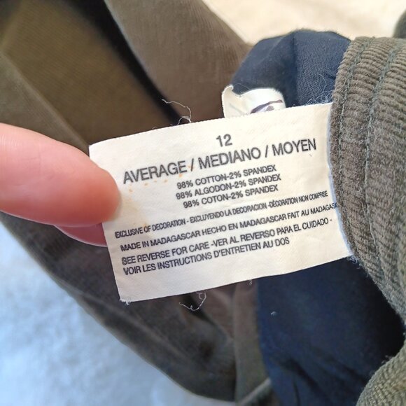 bootcut dark brown corduroy pants - Picture 9 of 14